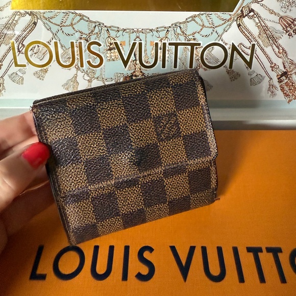 Louis Vuitton Brown Damier Compact Wallet Vintage - Picture 3 of 14